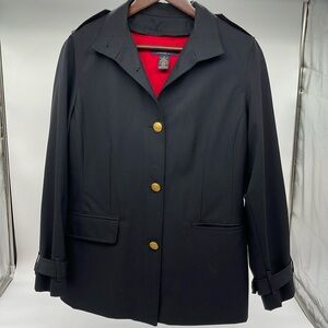 Brooks Brothers With Loro Piana Quilted Zip Out Vest Women’s Coat Size 4